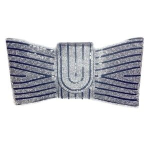 Rhinestone Bow tie Clutch